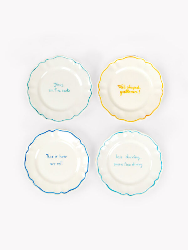 Sveva's Home x The I.C.E. Quote plates 4-set